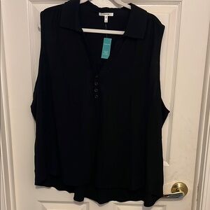 Maurice’s Black Sleeveless Top